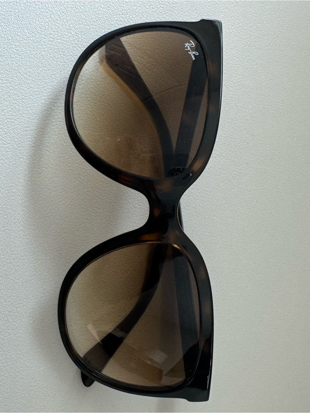 Ray-Ban Women's Tortoiseshell Sunglasses with Brown Gradient Lenses - Picture 3 of 5